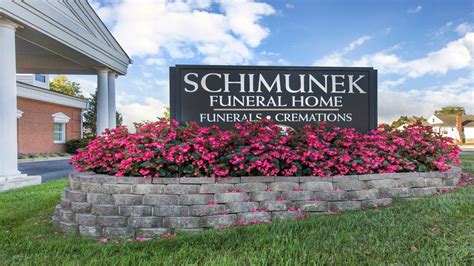 Schimunek funeral home - Relatives and friends are invited to gather at Schimunek Funeral Home Inc., 9705 Belair Rd., Nottingham, MD 21236, on Thursday, March 14, 2024 from 10AM-12PM, where a Memorial Service will be held at 12:00 PM. Inurnment will follow at Gardens of Faith Memorial Gardens. In lieu of flowers memorial …